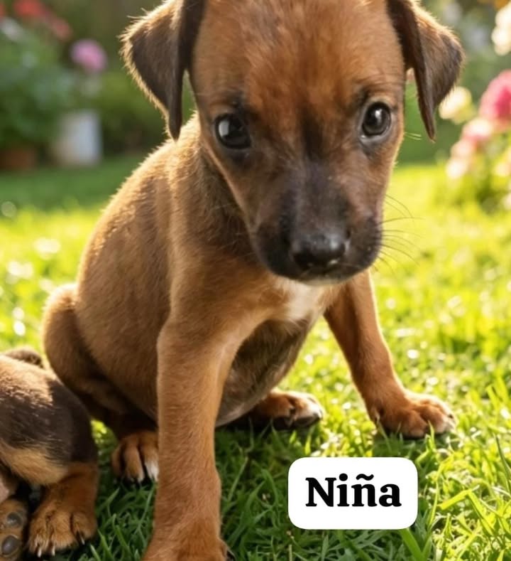 Cachorros rescatados en adopción responsable 