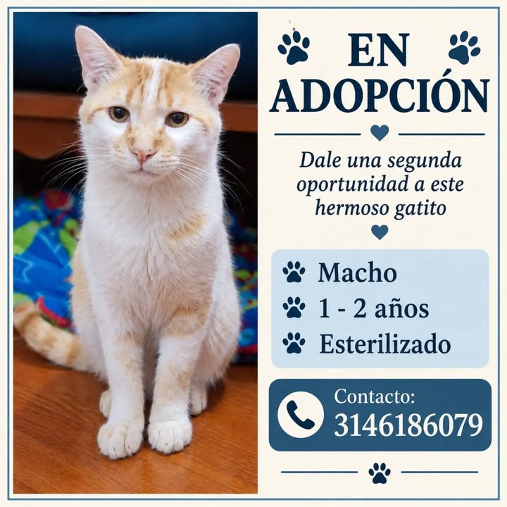 Gato en Adopción en Pereira, Risaralda 